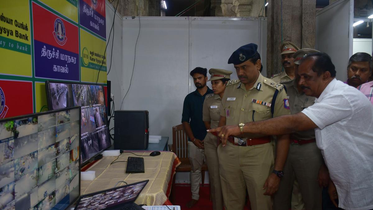 City police commission outpost at Srirangam for Vaikunta Ekadasi festival
