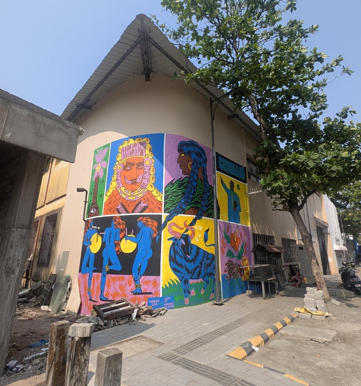 Il lavoro di Osheen Siva vicino ad Aspinwall House