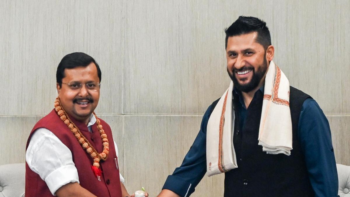 Nepal’s ruling RSP chief meets BJP president Nitin Nabin; inquires about party work