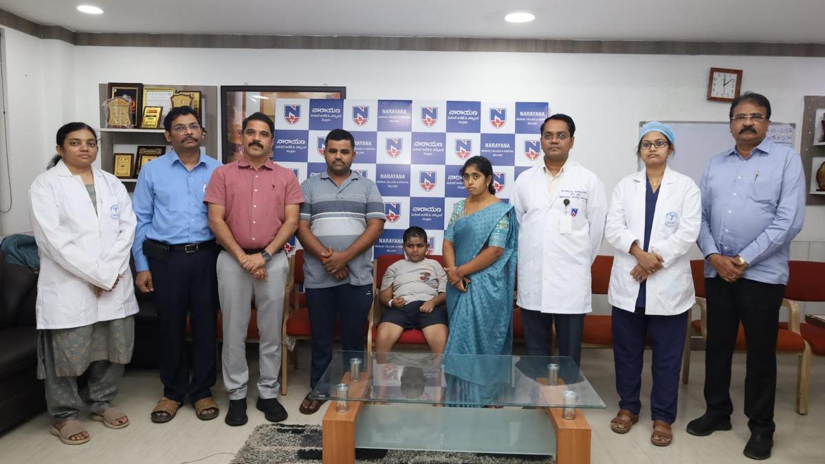 Complex brain surgery performed on 11-year-old boy at Narayana Hospital
