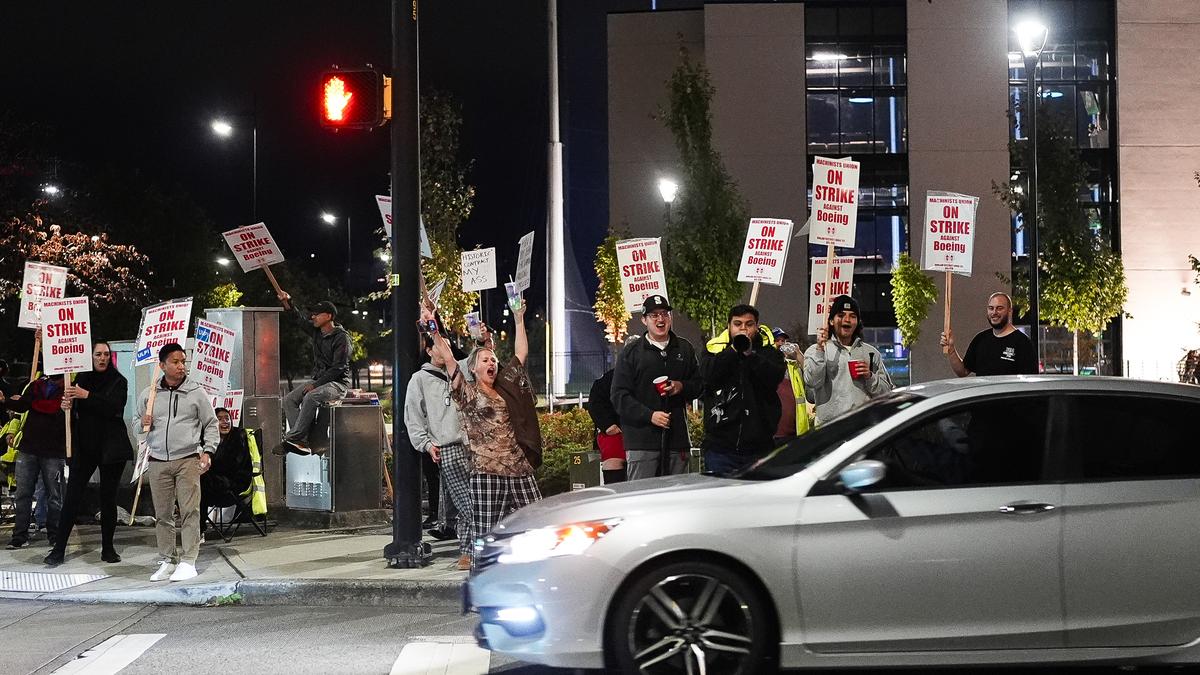 Boeing factory workers on strike after rejecting contract offer