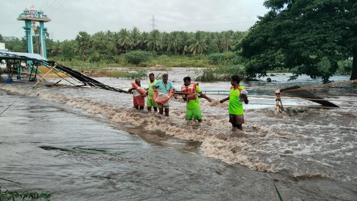Widespread rainfall brings flooding in parts of Coimbatore district