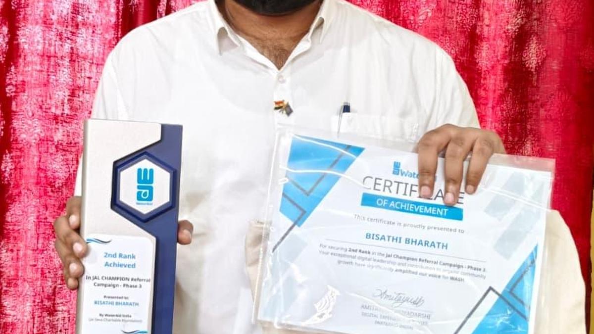 Anantapur social worker receives Jal Champion Award 2026