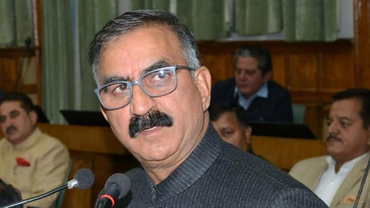 Himachal ready to deal with any drought-like situation: CM Sukhvinder
