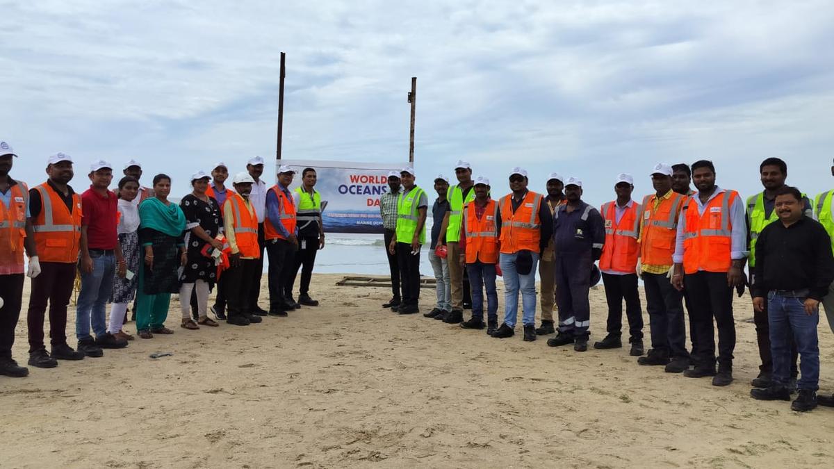 World Oceans Day: beach cleaning drive organised at Adani Krishnapatnam Port