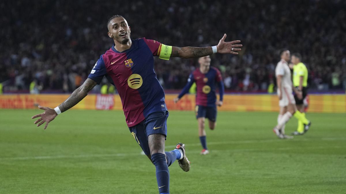 Champions League: Raphinha scores hat-trick as Barcelona romps Bayern; Liverpool, City notch up wins