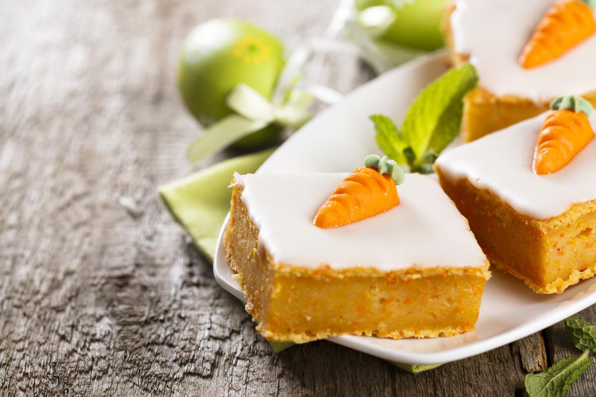 Cakes toppped with fondant icing and marzipan.