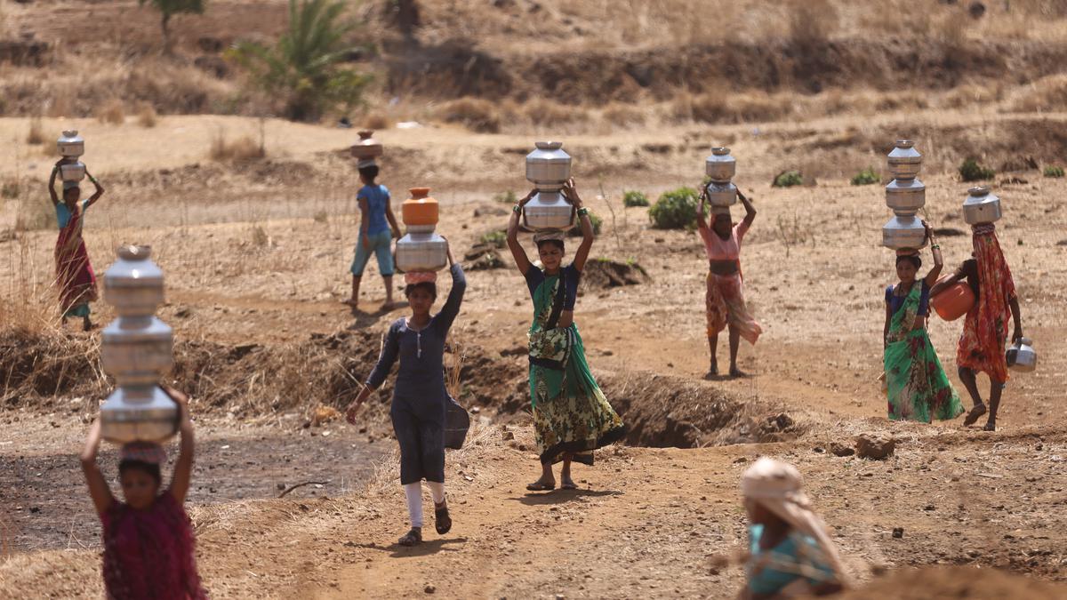 Women, children trek miles in summer heat to get water near Mumbai