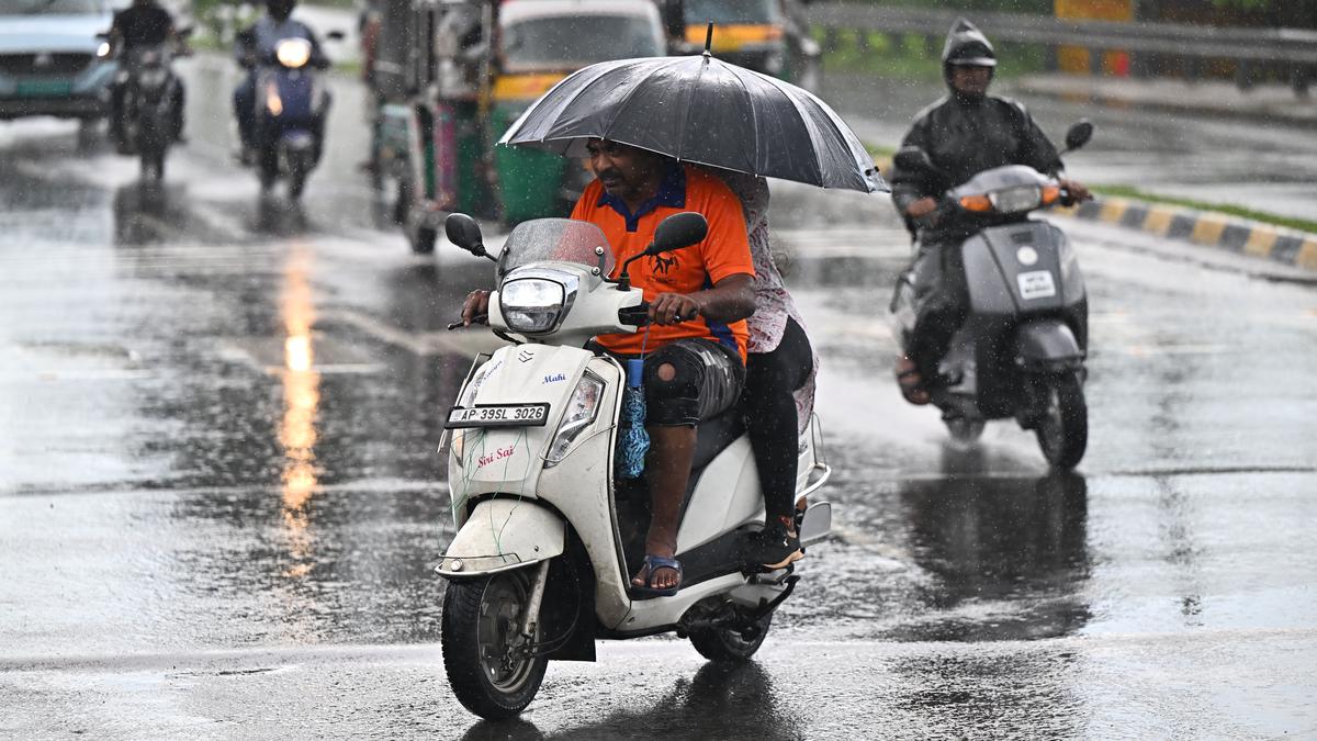 Sudden shower, gusty winds take scorching Vijayawada by surprise