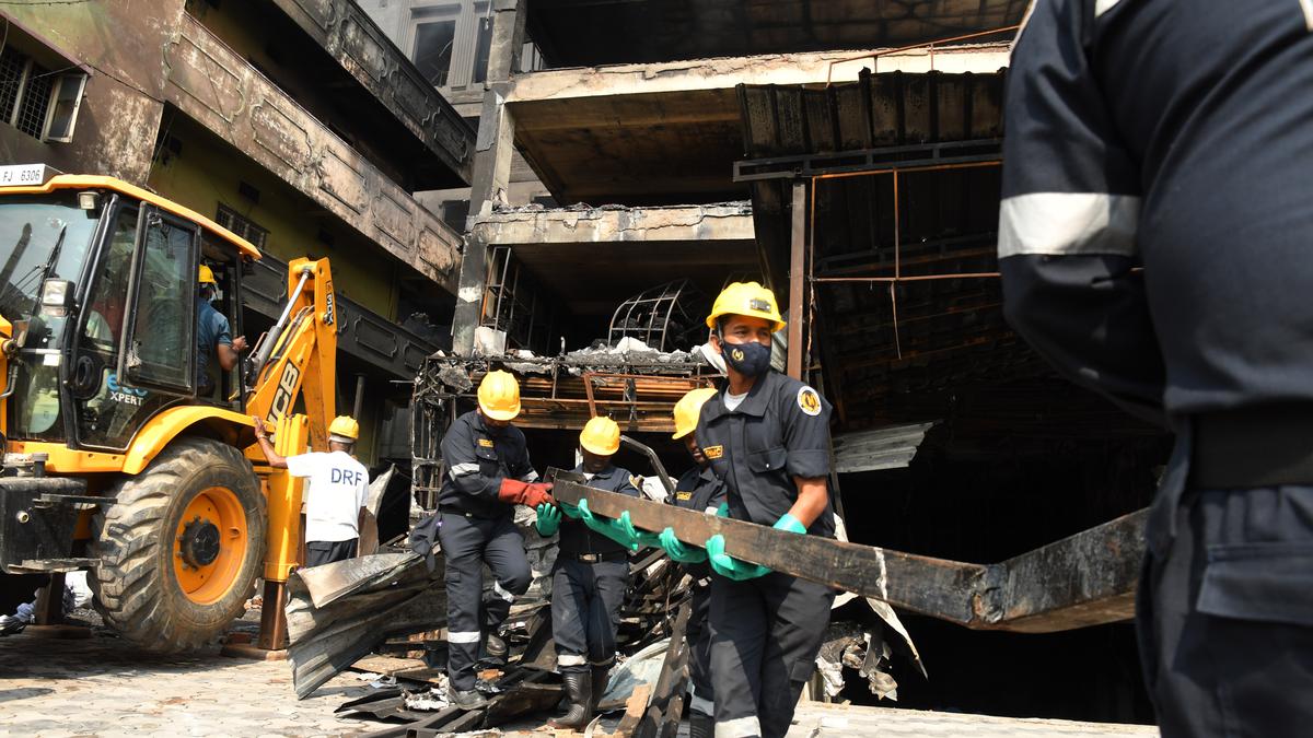 Two Days After Deccan Mall Blaze, Charred Human Remains Retrieved - The ...