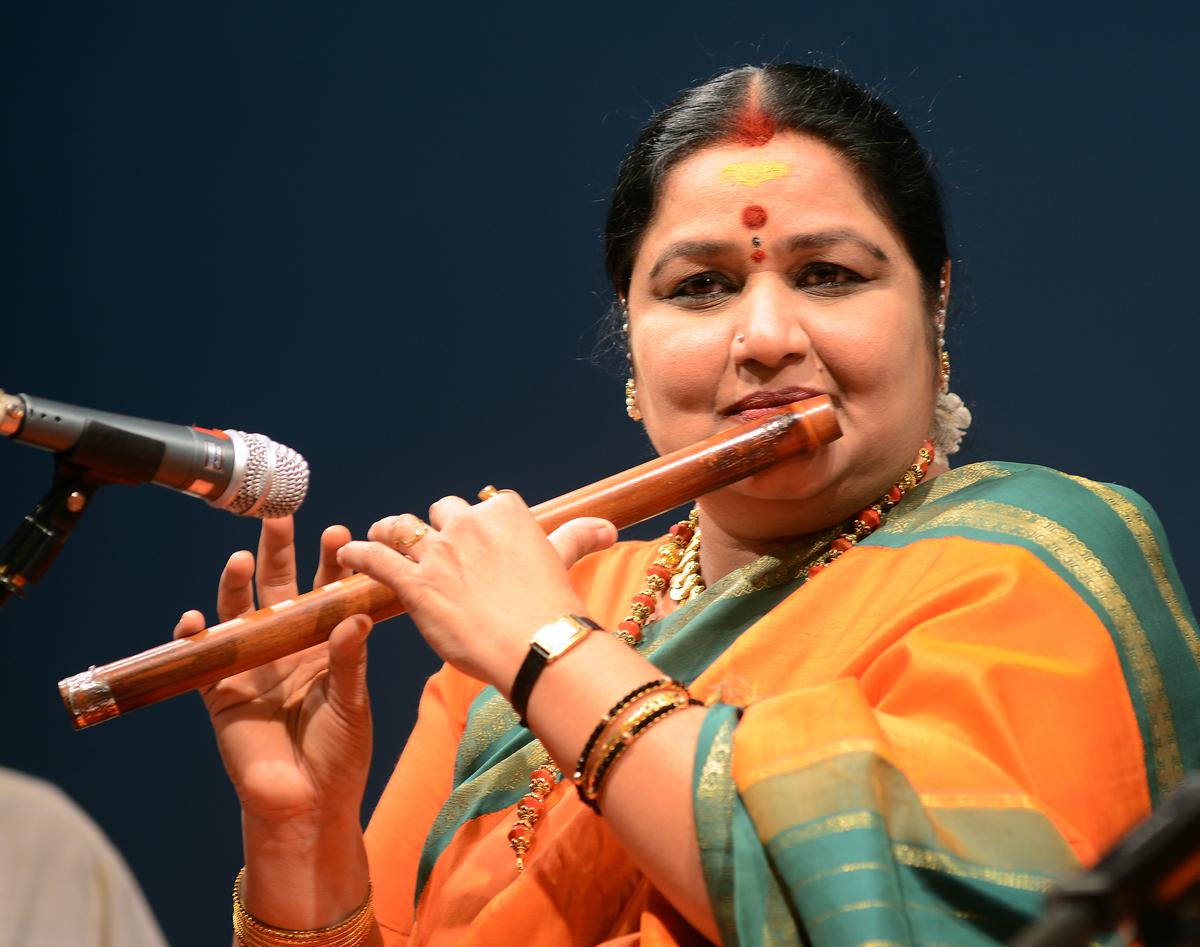 Mala Chandrasekhar performing at The Music Academy