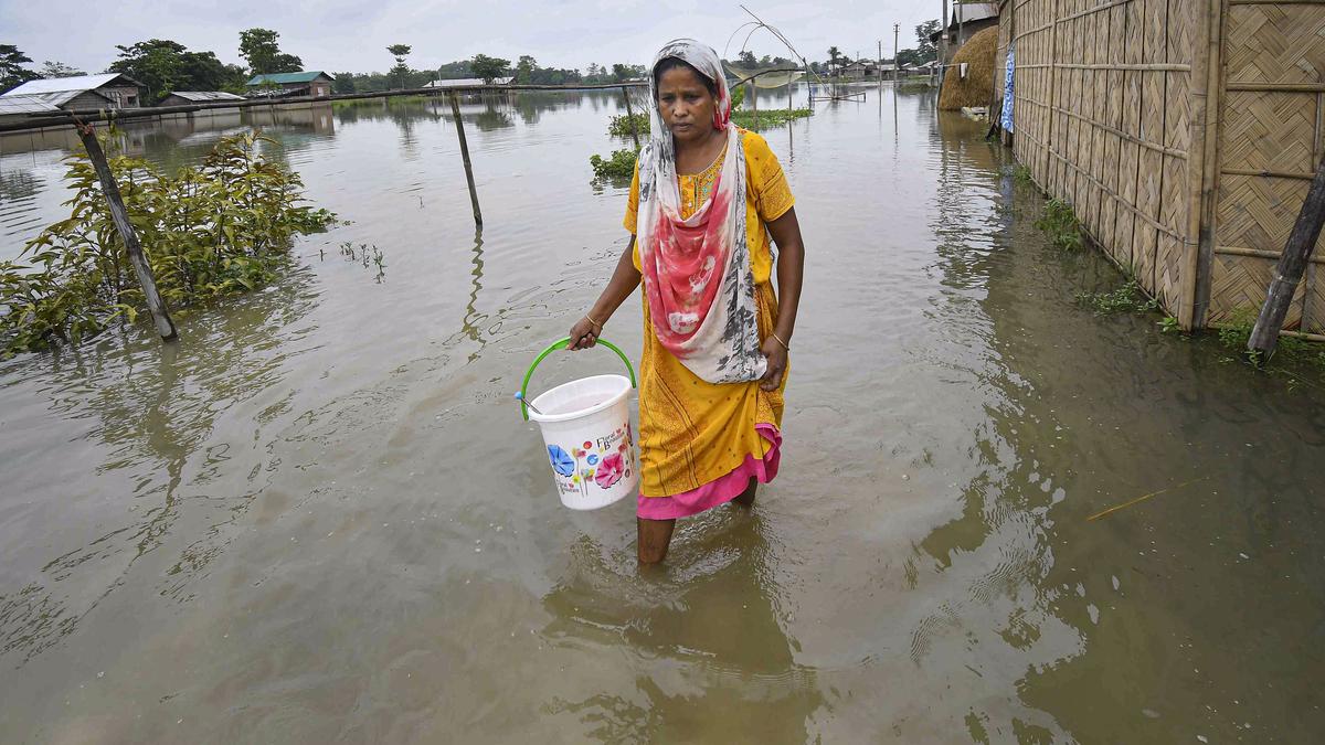 Assam flood waters recede; death toll reaches 79