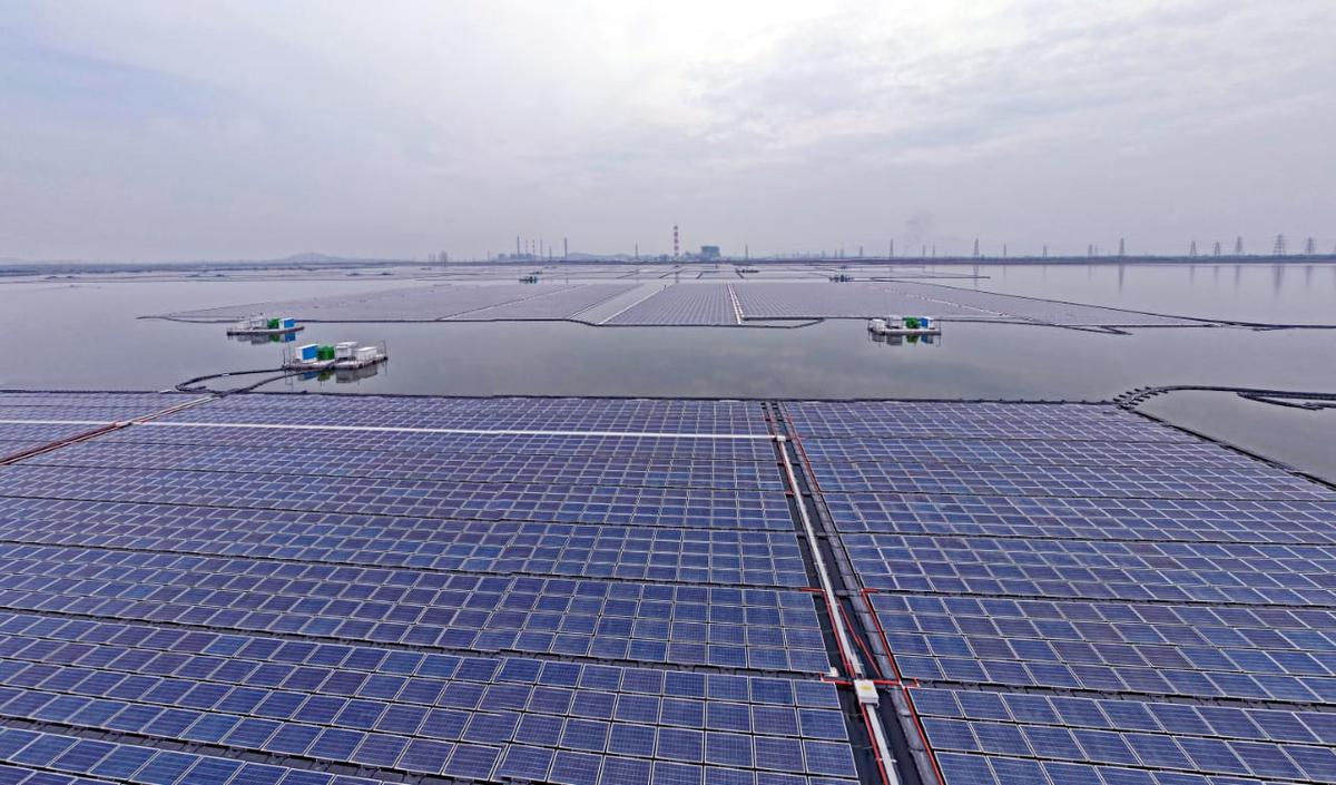 100 MW NTPC floating solar plant at Ramagundam fully operational - The ...