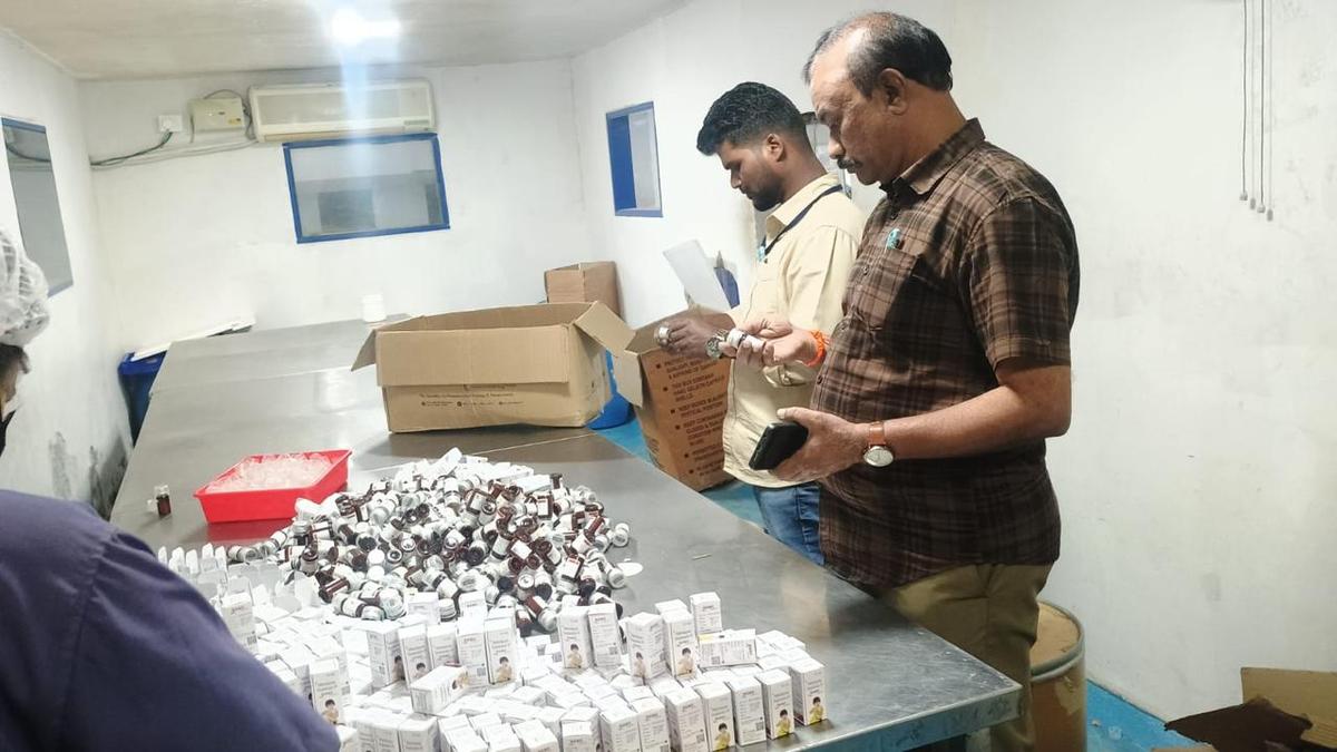 The task force teams of Telangana’s Commissioner of Food Safety inspected nutraceutical units in IDA Mallapur on November 20 and 21, 2024).