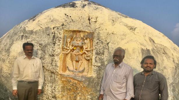 Medieval period Mahishasuramardhini sculpture in neglect in Prakasam district