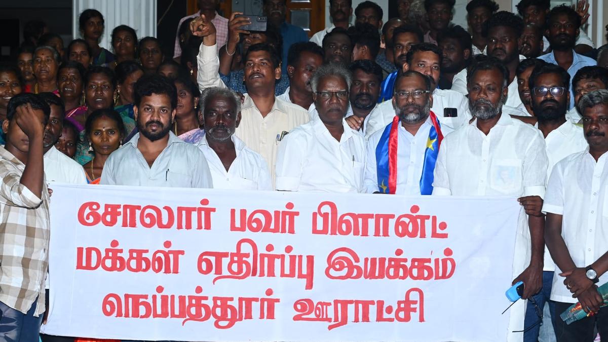 Association opposes solar power plant operations in Sirkazhi, calls for shutting it down