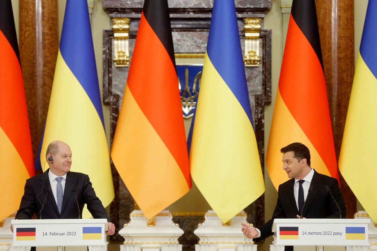 German leader in Ukraine as fears of Russian invasion grow - The Hindu