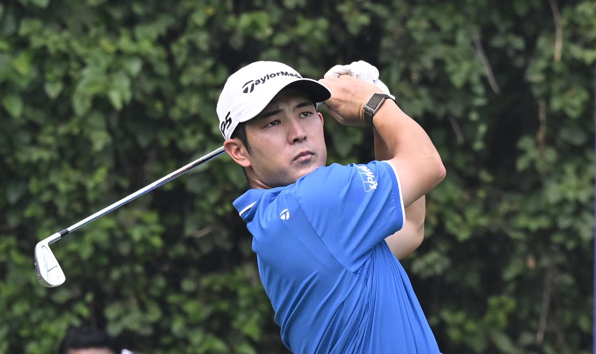 Japan’s Keita Nakajima in action on the final day of the DP World India Championship golf tournament at the Delhi Golf Club in New Delhi on Sunday, October 19, 2025. Japan’s Keita Nakajima in action on the final day of the DP World India Championship golf tournament at the Delhi Golf Club in New Delhi on Sunday, October 19, 2025.