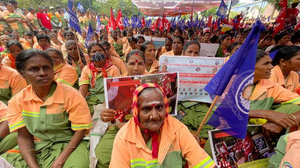 Pourakarmikas to continue strike till government commits to permanent employment in writing