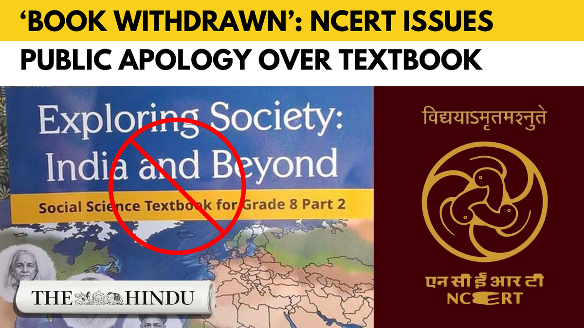 Watch: NCERT apologises after SC bans Class 8 textbook over corruption reference