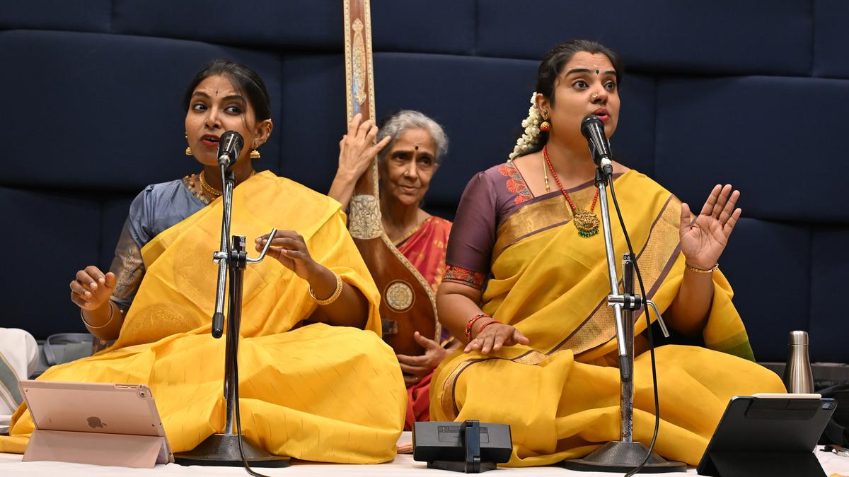 Vidya Kalyanaraman and Brindha Manickavasakan’s musical tribute to Syama Sastri