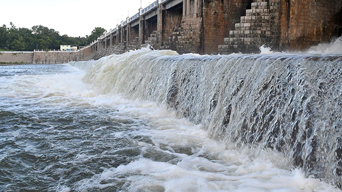 Poondi reservoir’s shutters opened for second time this month