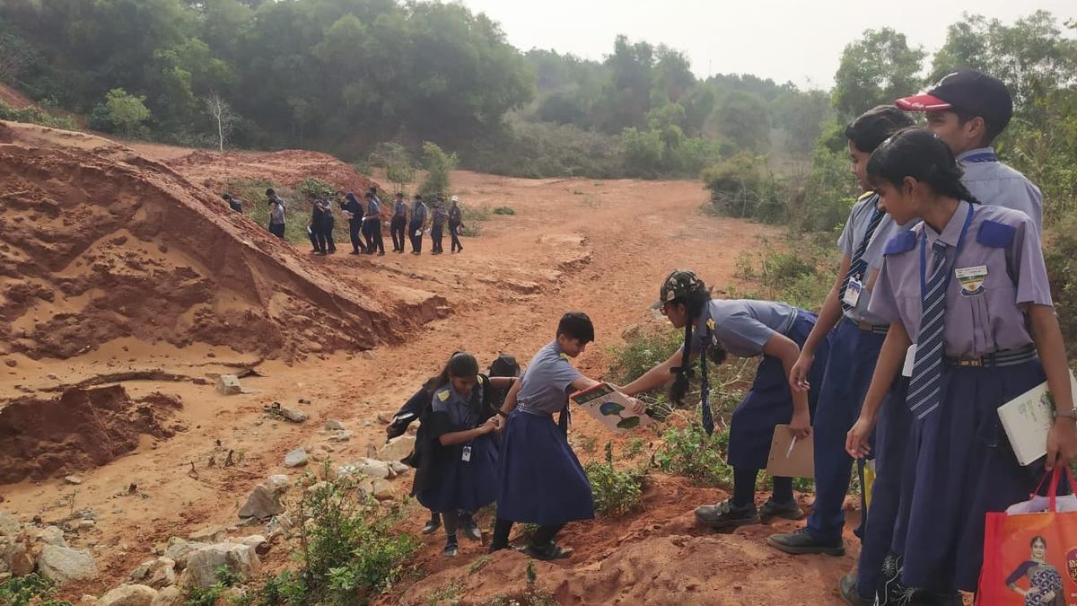 Students sensitised to significance of Erramatti Dibbalu in Vizag