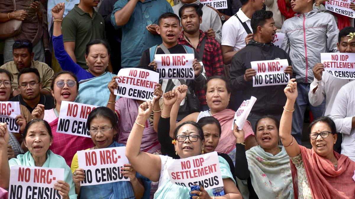 Protestors in Manipur demand NRC before Census, tear-gassed