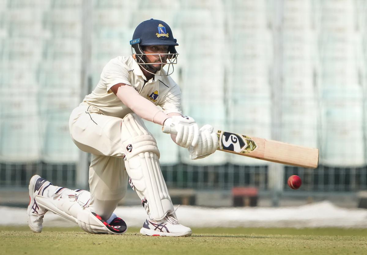 Abishek Porel joined hands with Shahbaz in a 100-run seventh-wicket partnership to give the Bengal score some respectability.