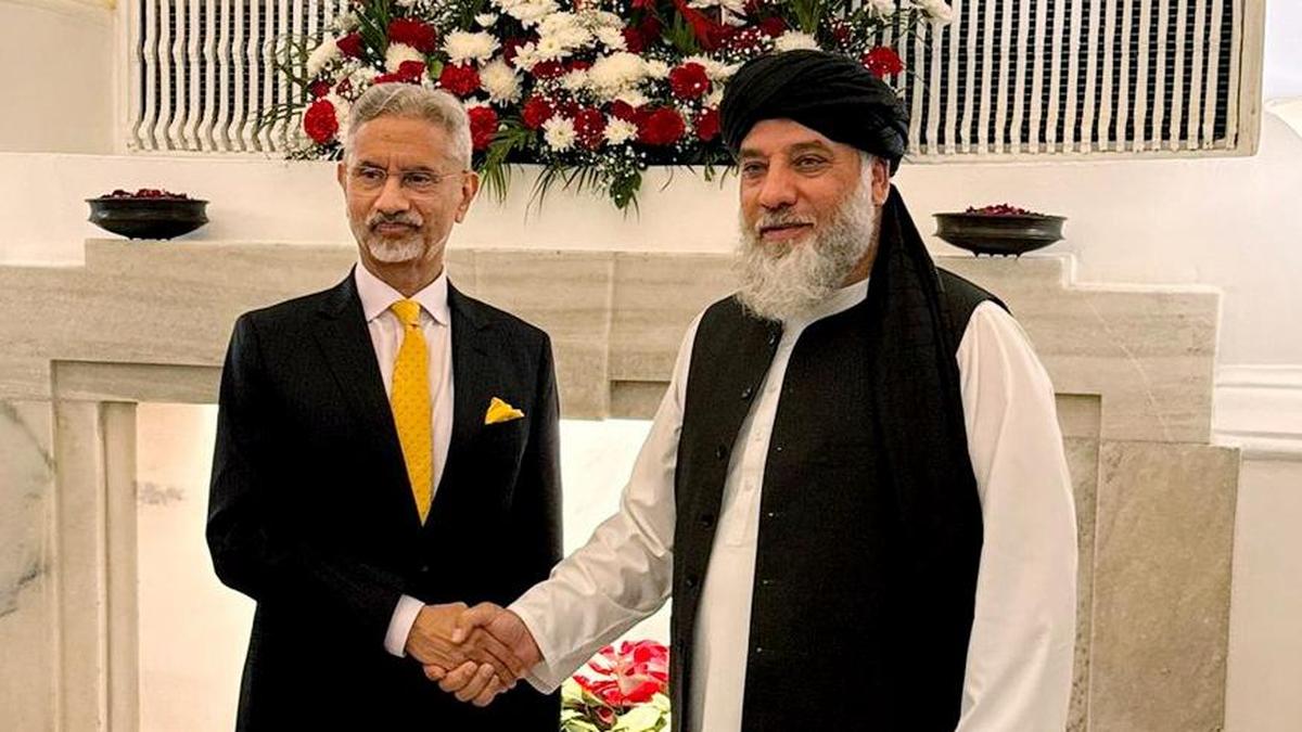 Jaishankar meets Taliban’s Industry and Commerce Minister Azizi