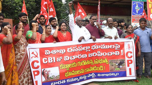 Visakhapatnam: opposition parties seek probe into alleged Daspalla land scam