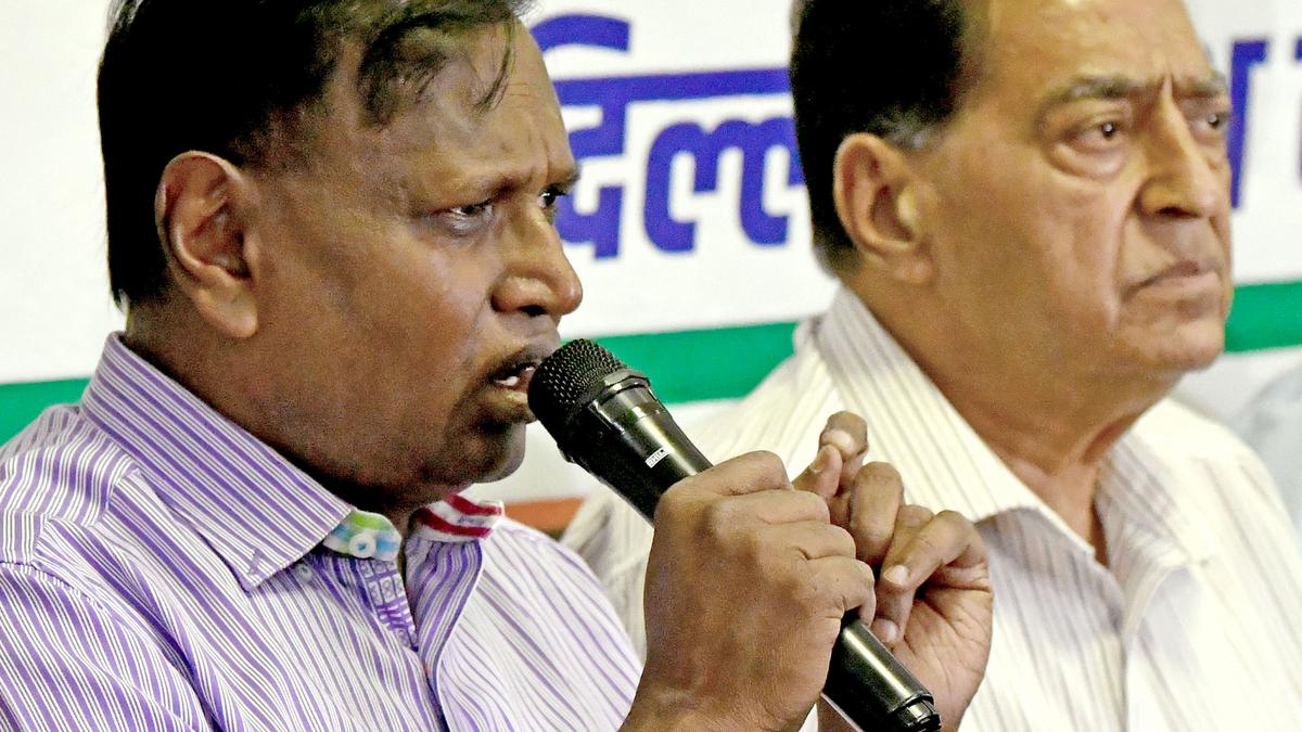 LS poll: Congress workers stage protest against BJP turncoat, ‘outsider’ Udit Raj