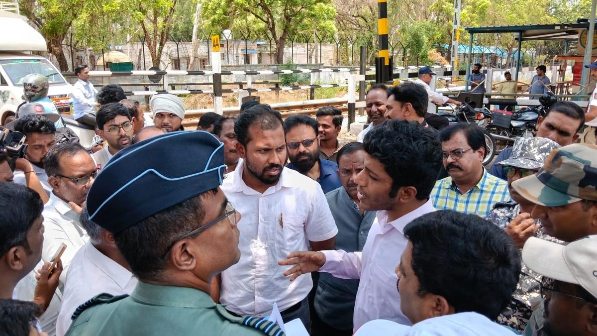 Bidar MP carries out site inspection for railway underpass project