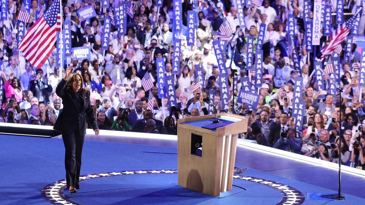 Kamala Harris accepts Democratic nomination at DNC, invites voters to chart a ’new way forward’