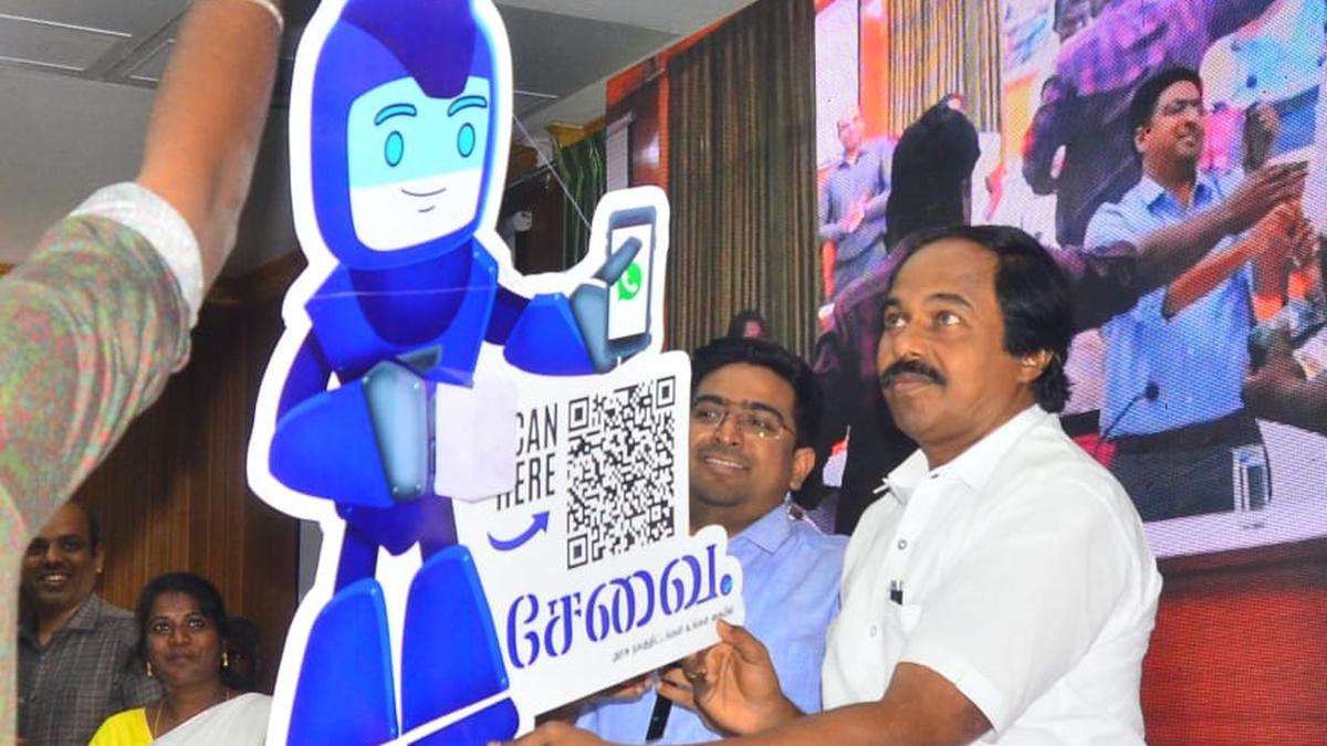 WhatsApp-based chatbot introduced in Tirunelveli to take welfare schemes to public