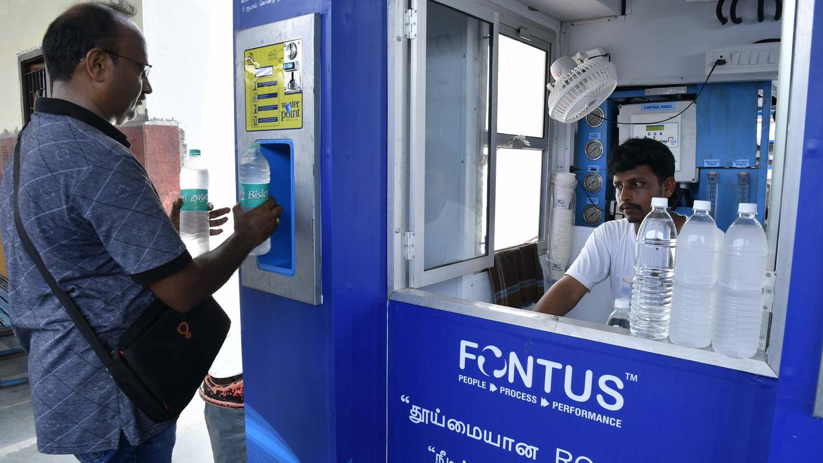 Tiruchi Railway Division takes steps to ensure supply of drinking water at stations and on board trains