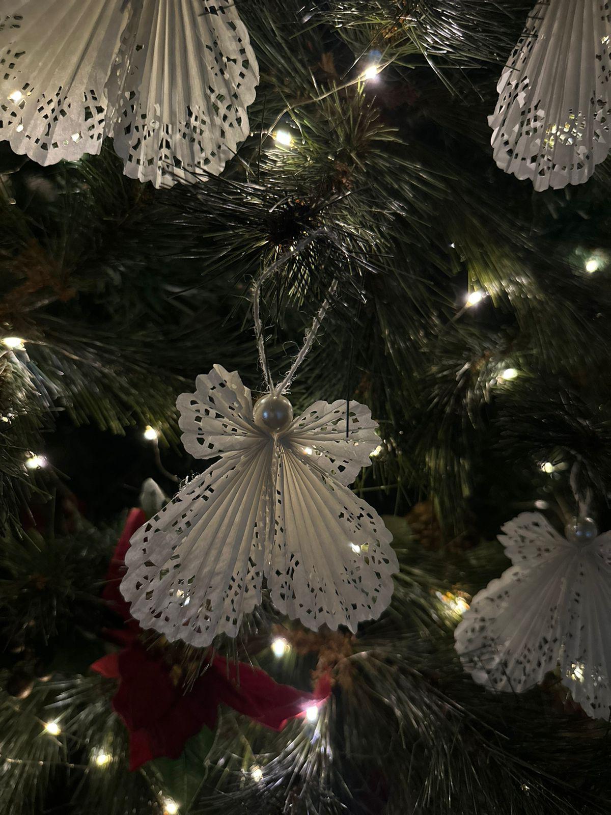 Jeemol Koruth’s hand-made paper doilies 