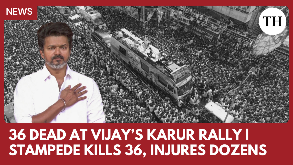 Multiple Significant Events in India and Internationally: Karur Rally Stampede, FBI Agent Firings, Tamil Nadu Financial Concerns, and UN Reform