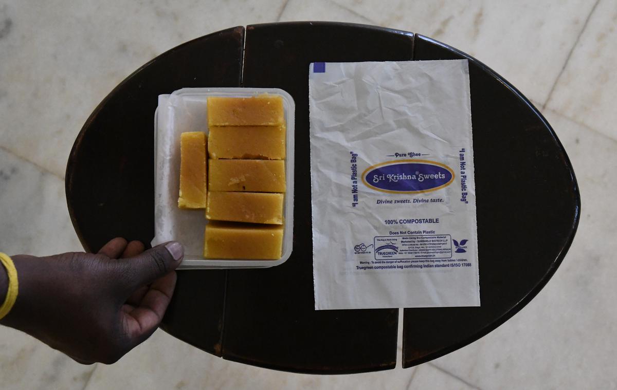 A file photo of Mysore Pak at Sri Krishna Sweets