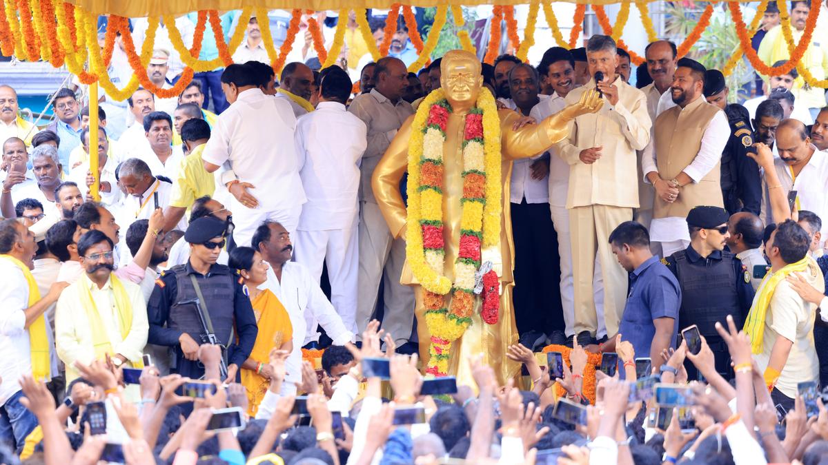 Credit for bringing in food security law should go to N.T. Rama Rao, says Chandrababu Naidu