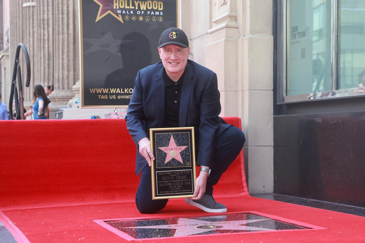 thehindu.com - Marvel boss Kevin Feige gets star on Hollywood Walk of Fame