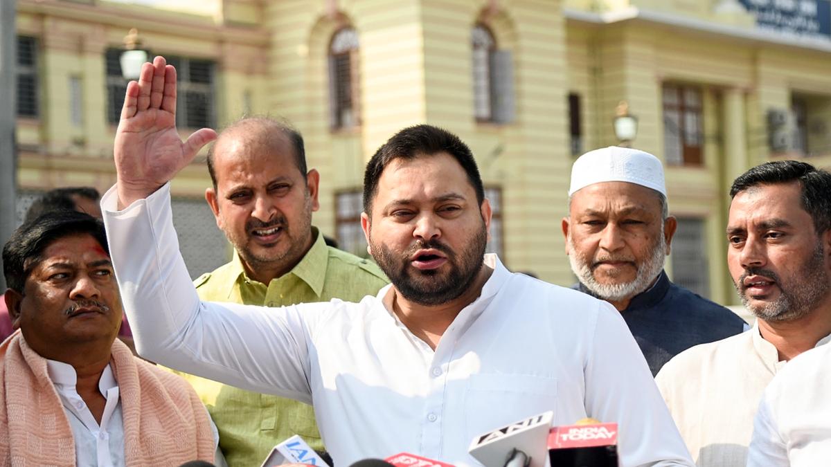 No one feels safe in Bihar today, says Tejashwi Yadav