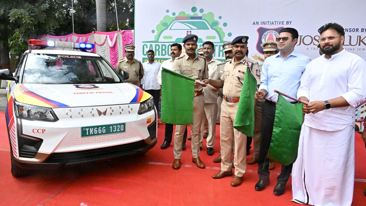 Coimbatore City Police launch four electric patrol cars with CSR support