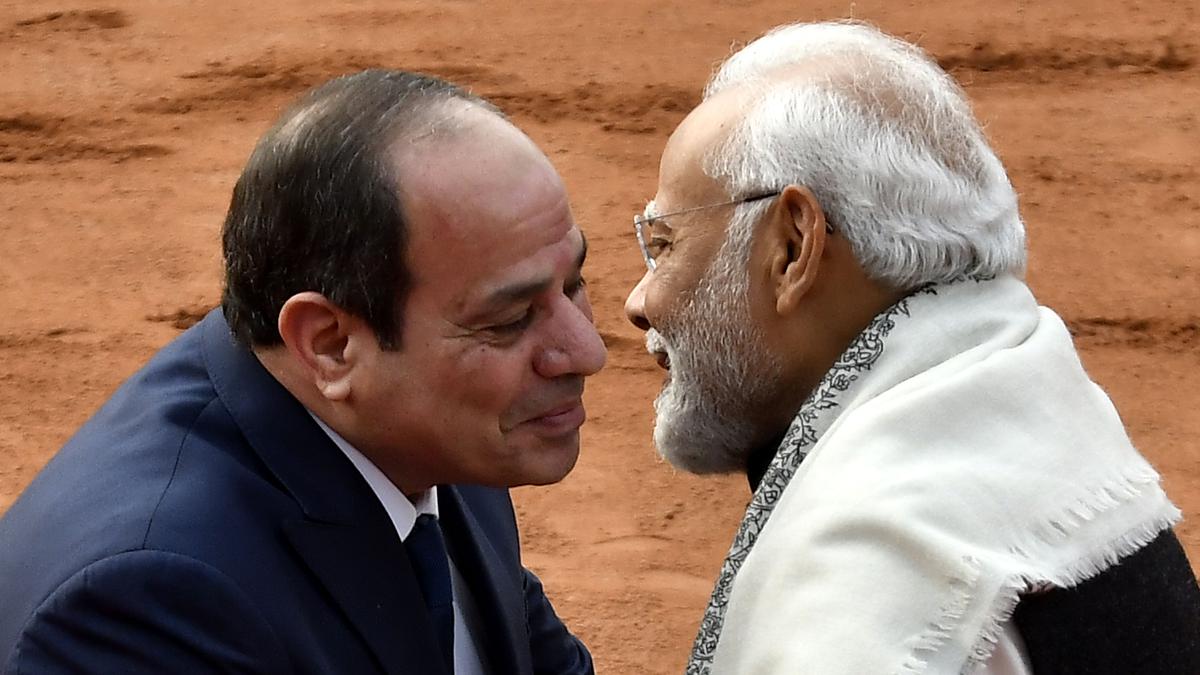 PM Modi holds talks with Egyptian President Sisi