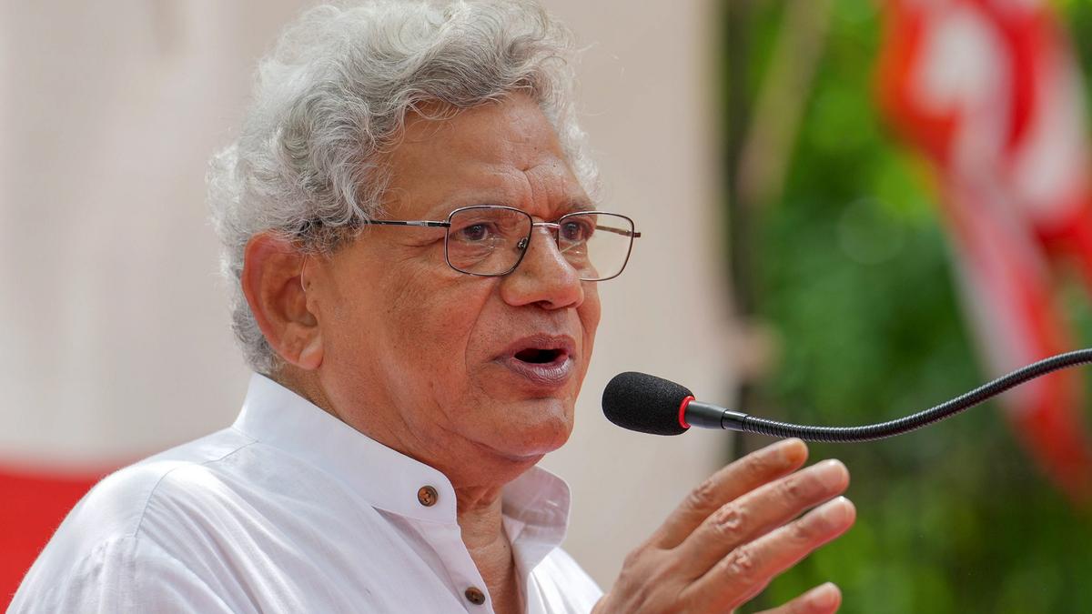 CPI-M leader Sitaram Yechury admitted to AIIMS due to pneumonia