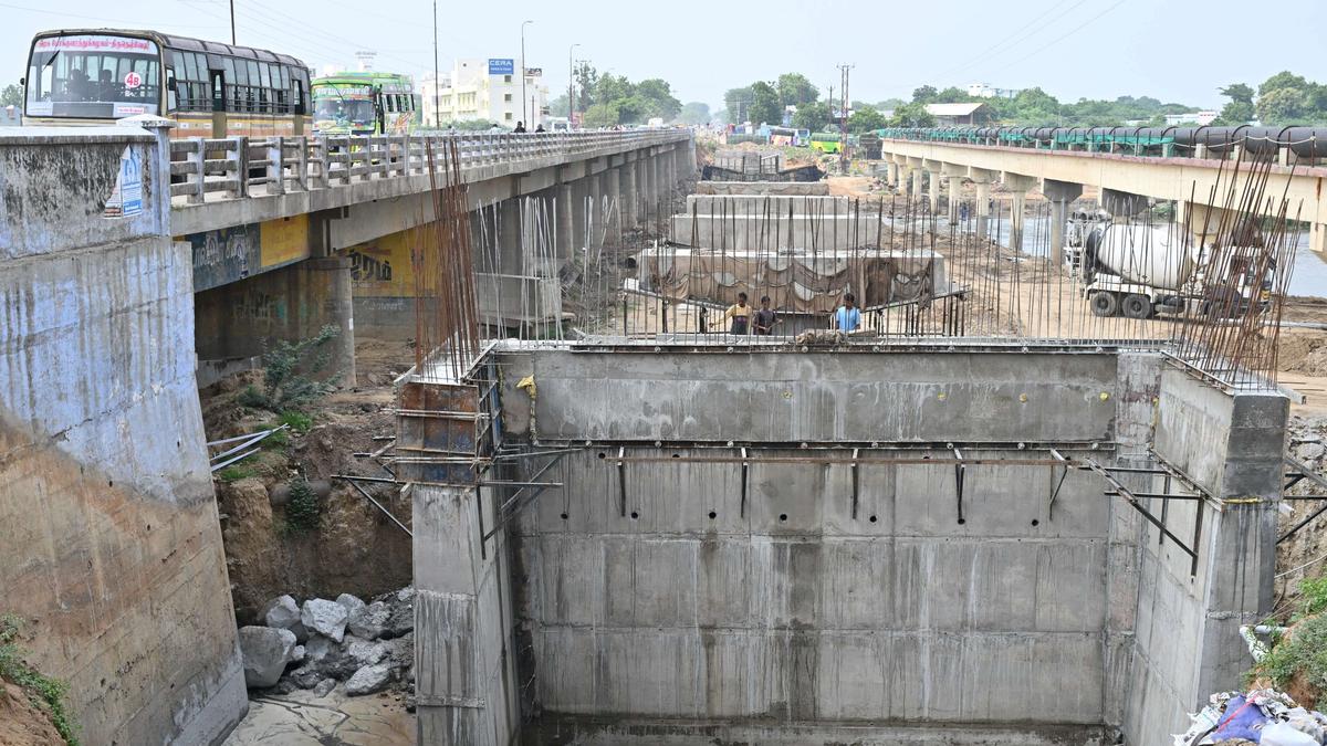 Bypass Road widening work in Tirunelveli nearing completion