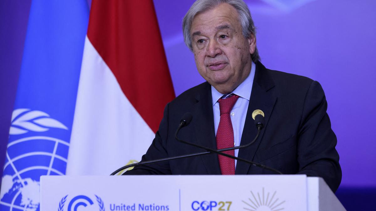 COP27 | ‘Stand and deliver’, U.N. chief tells faltering climate summit