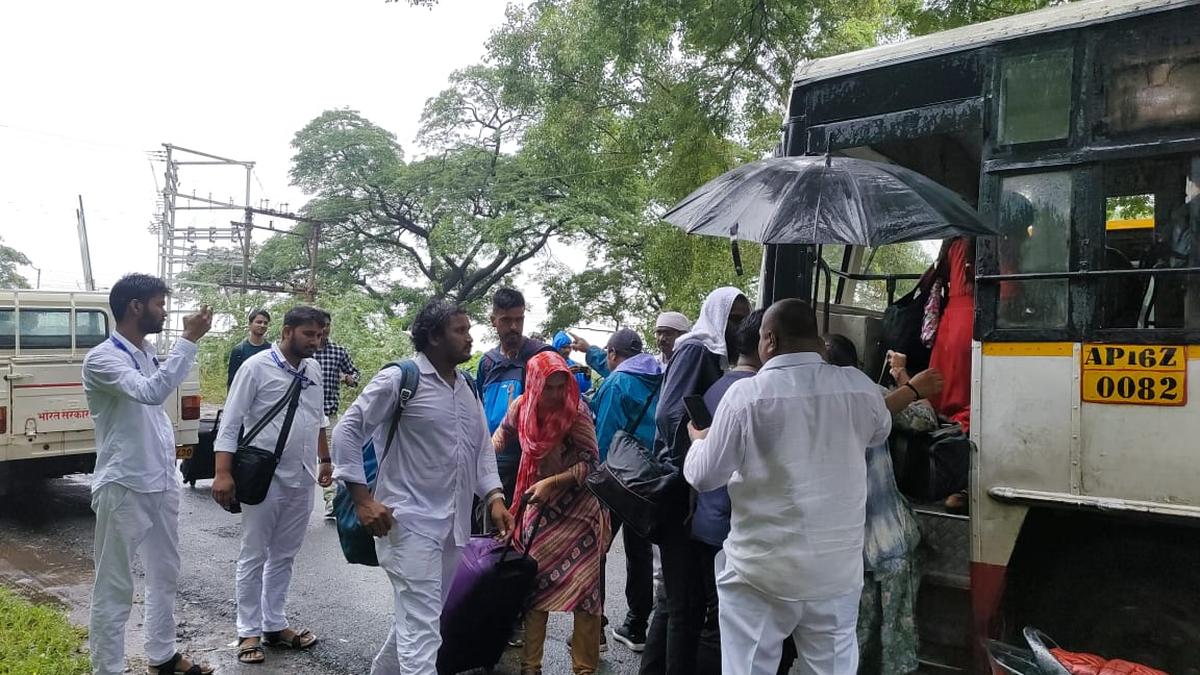 Floods Stop Trains, Strand Passengers in Andhra Pradesh and Telangana