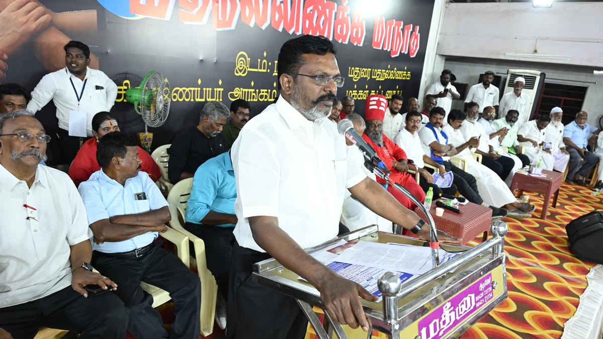 BJP was opposed to reservation benefiting OBCs: Thol. Thirumavalavan