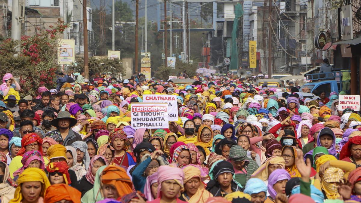 Rally organised in Manipur against AFSPA, civilian killings